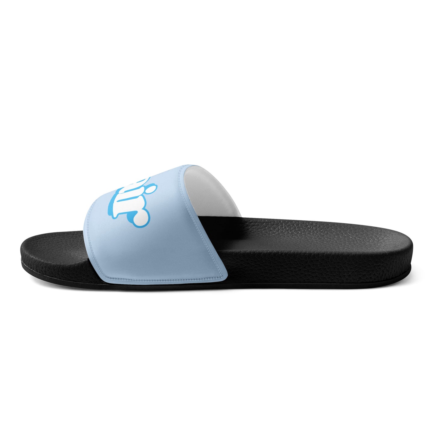 Hair Artist Women's Slides (Baby Blue/Black)