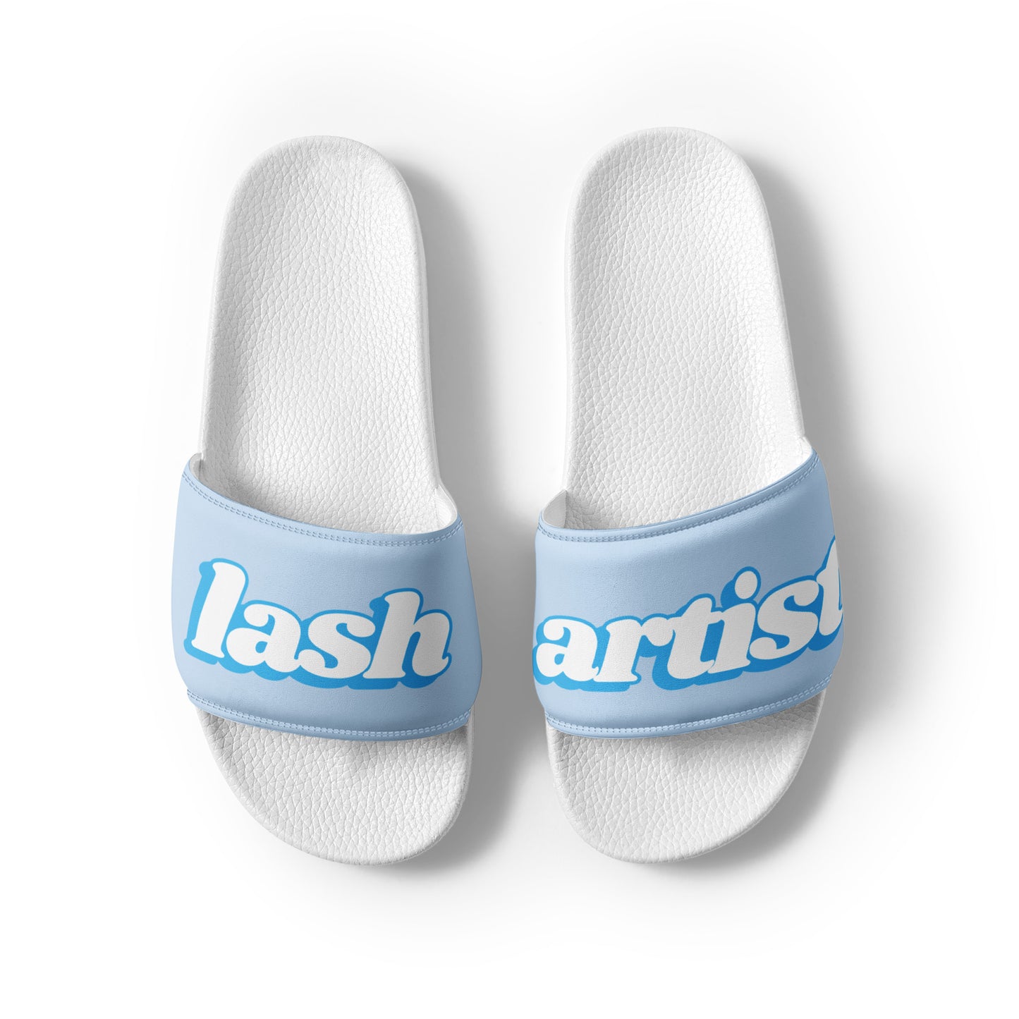 Lash Artist Women’s Slides (Baby Spice/White)