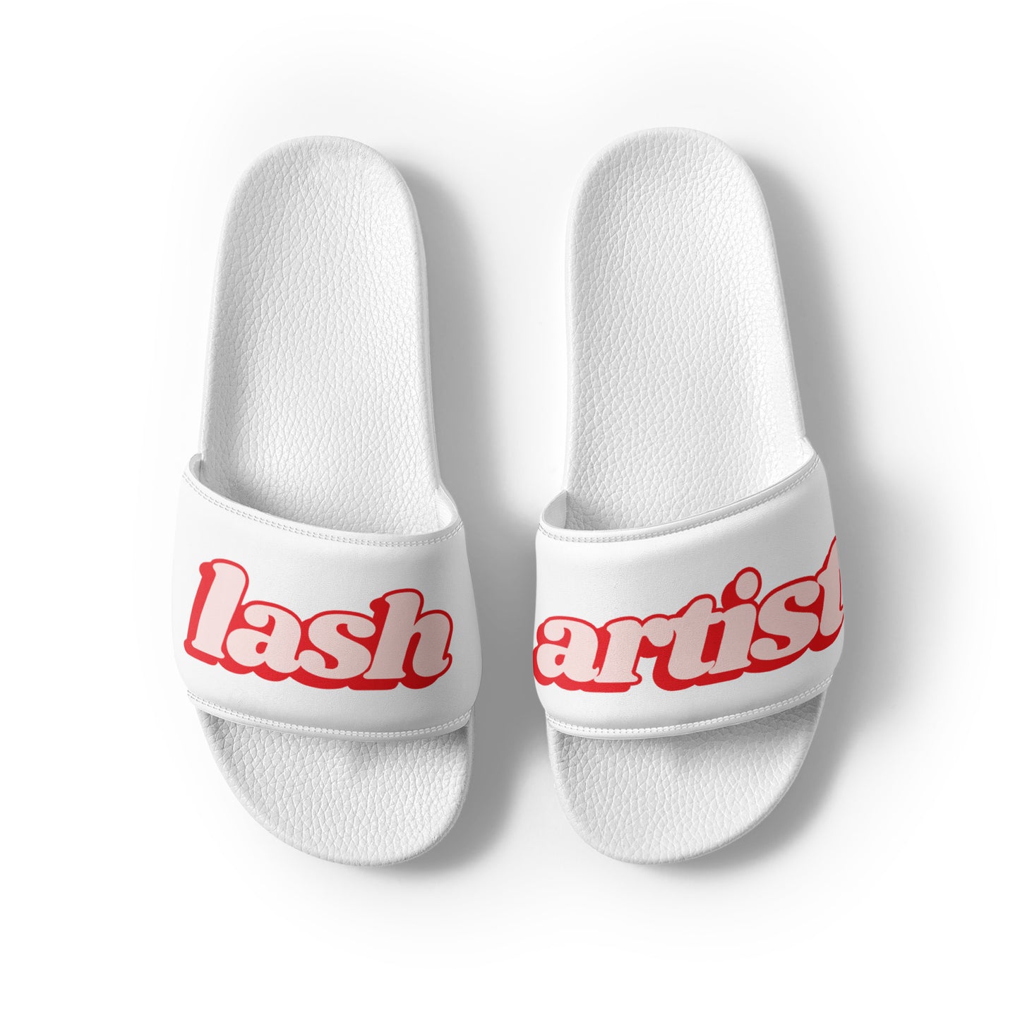 Lash Artist Women’s Slides (Red/White)