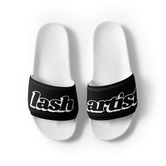 Lash Artist Women’s Slides (Black/White)