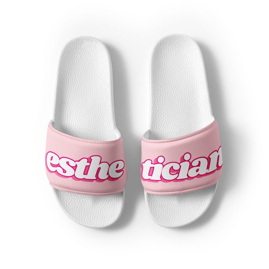 Esthetician Women’s Slides (Pinky/White)