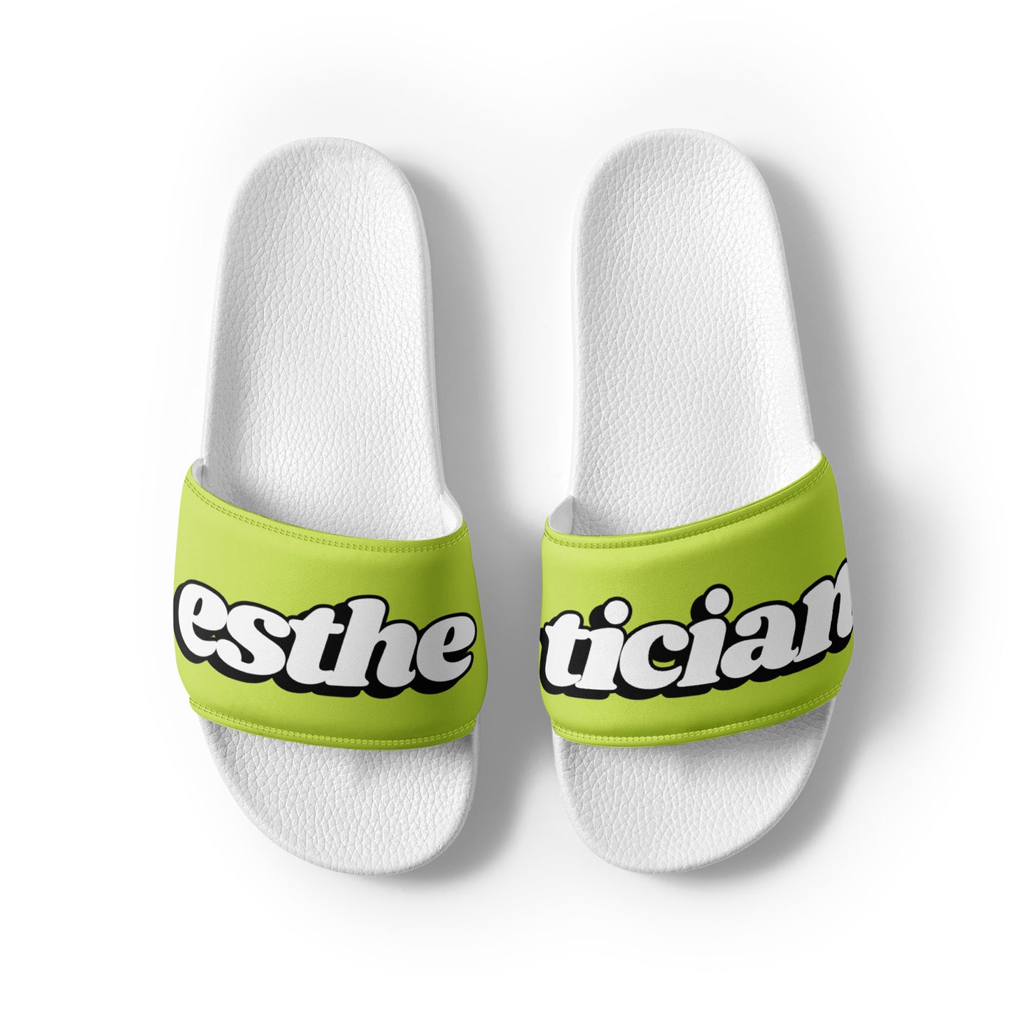 Esthetician Women’s Slides (Volt/White)