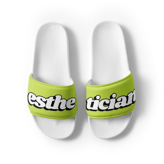 Esthetician Women’s Slides (Volt/White)