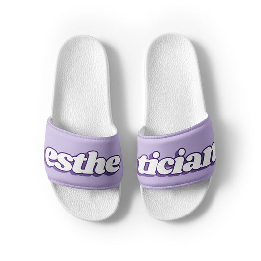 Esthetician Women’s Slides (Purple/White)