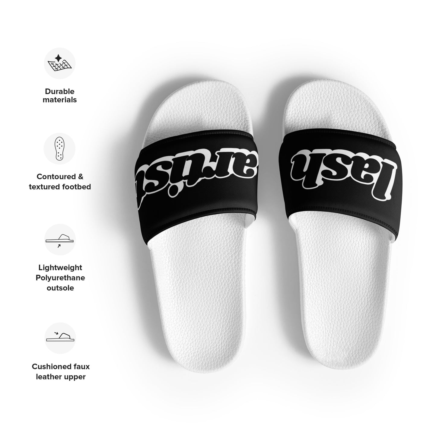 Lash Artist Women’s Slides (Black/White)