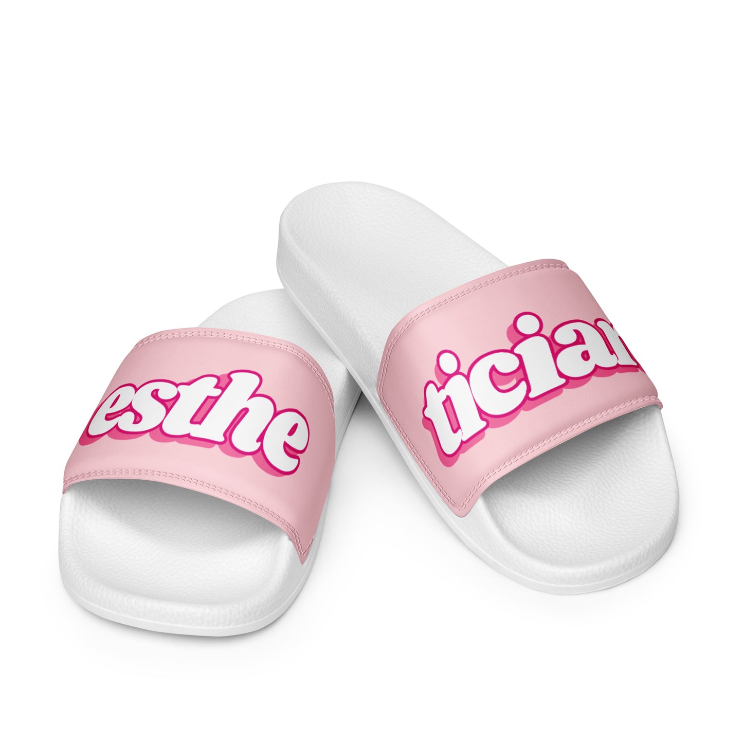 Esthetician Women’s Slides (Pinky/White)