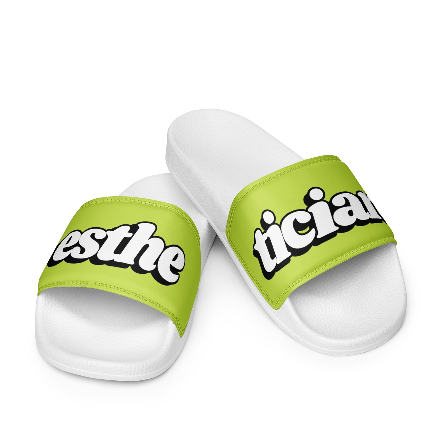 Esthetician Women’s Slides (Volt/White)