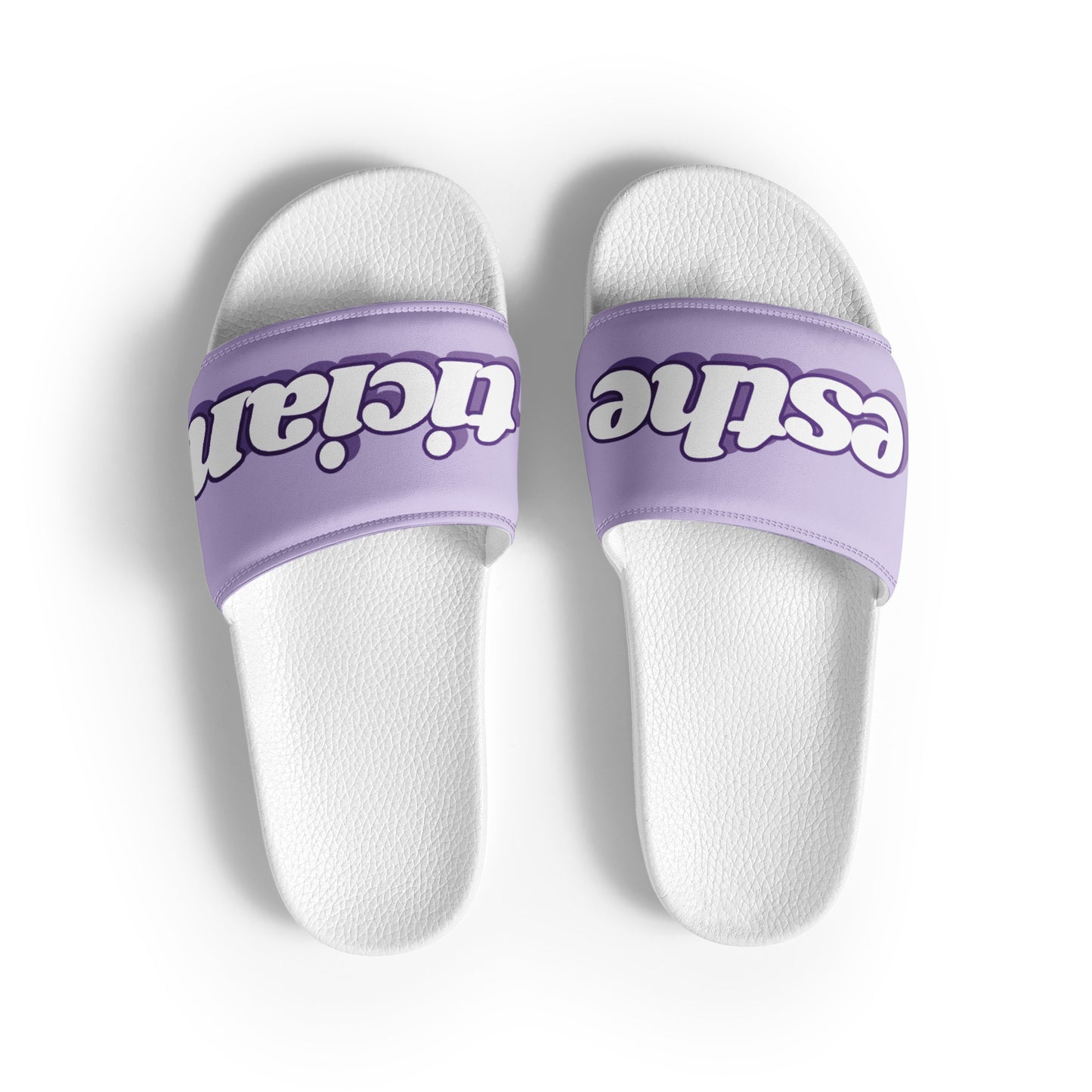 Esthetician Women’s Slides (Purple/White)