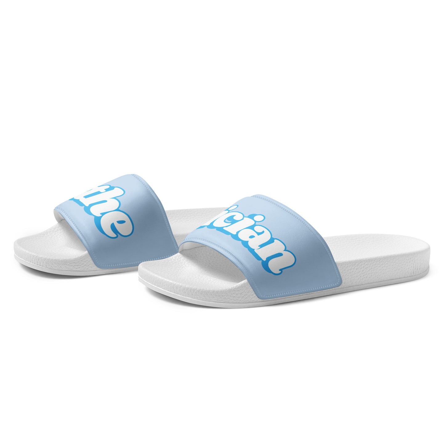 Esthetician Women’s Slides (Baby Blue/White)