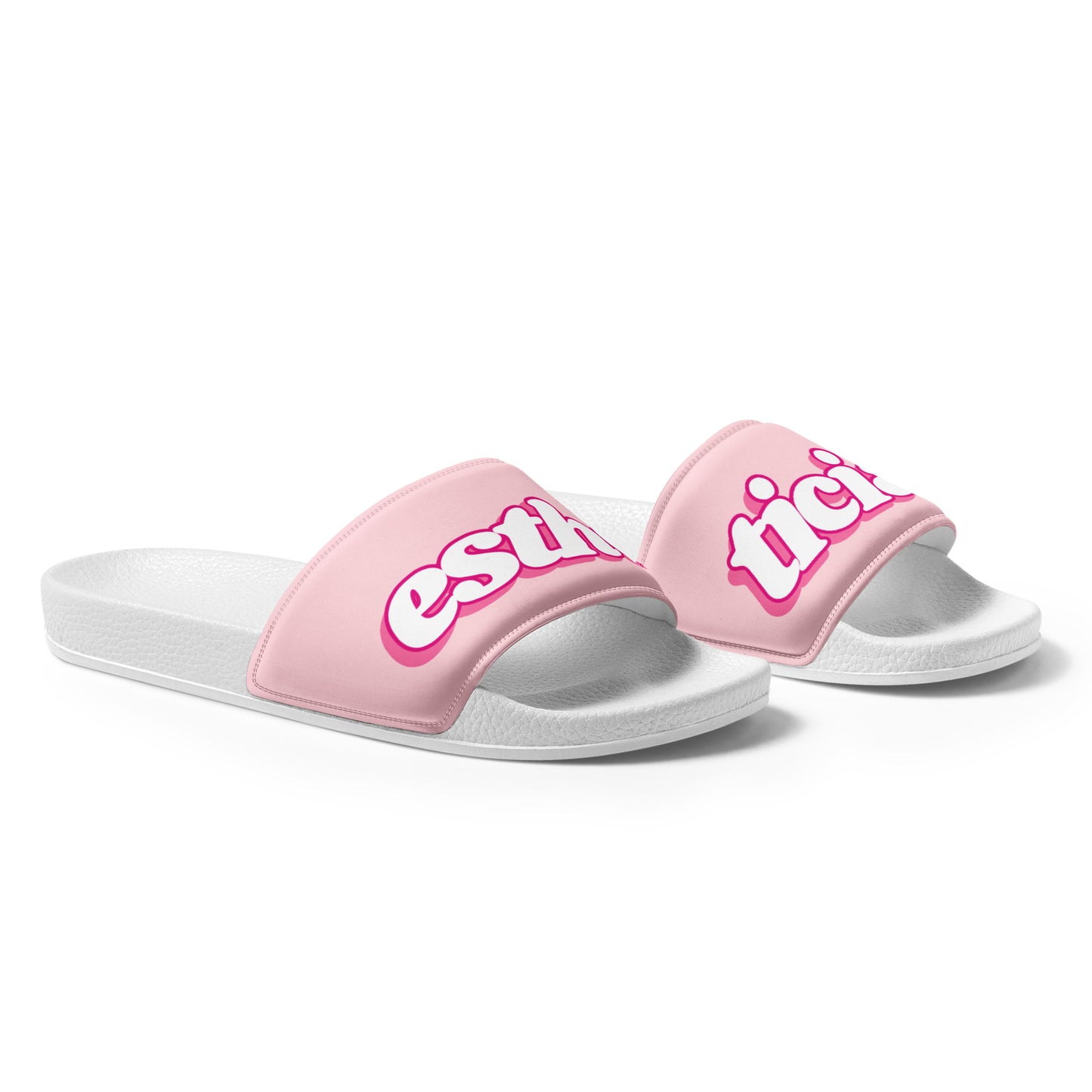 Esthetician Women’s Slides (Pinky/White)